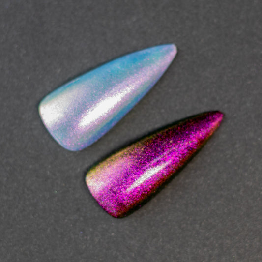 ASH04 - Blue Pink-Green Aurora Shimmer, photo 7