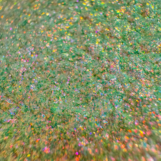 Champagne Red-Gold-Green Aurora Shimmer, photo 12