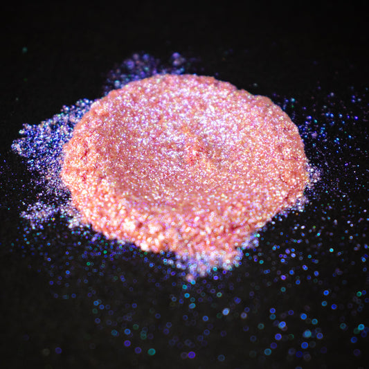 Pink Cyan-Blue-Indigo Aurora Shimmer, photo 5