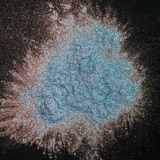 Sky Blue Pink-Green-Gold Aurora Shimmer, photo 6