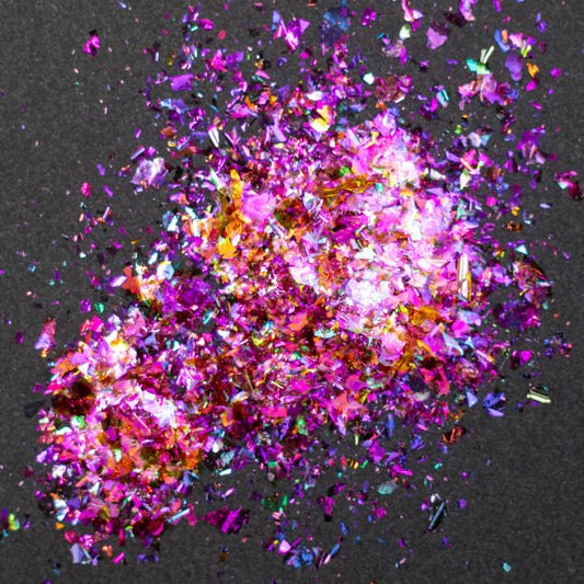 Magenta-Gold-Green Chameleon Flakes, photo 6