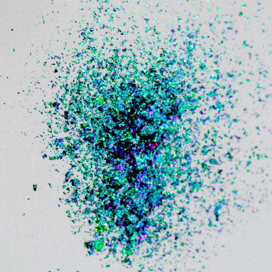 Green-Teal-Violet Chameleon Flakes, photo 3