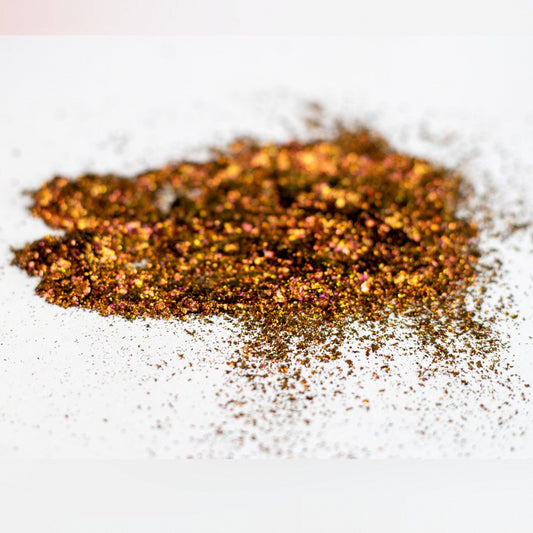 Orange-Copper-Gold Chameleon Flakes, photo 12
