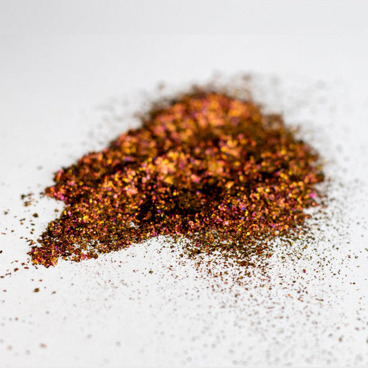 Red-Magenta-Gold Chameleon Flakes, photo 13