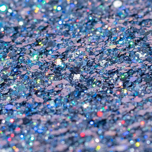 Periwinkle Blue Holographic Mixed Glitter, photo 2