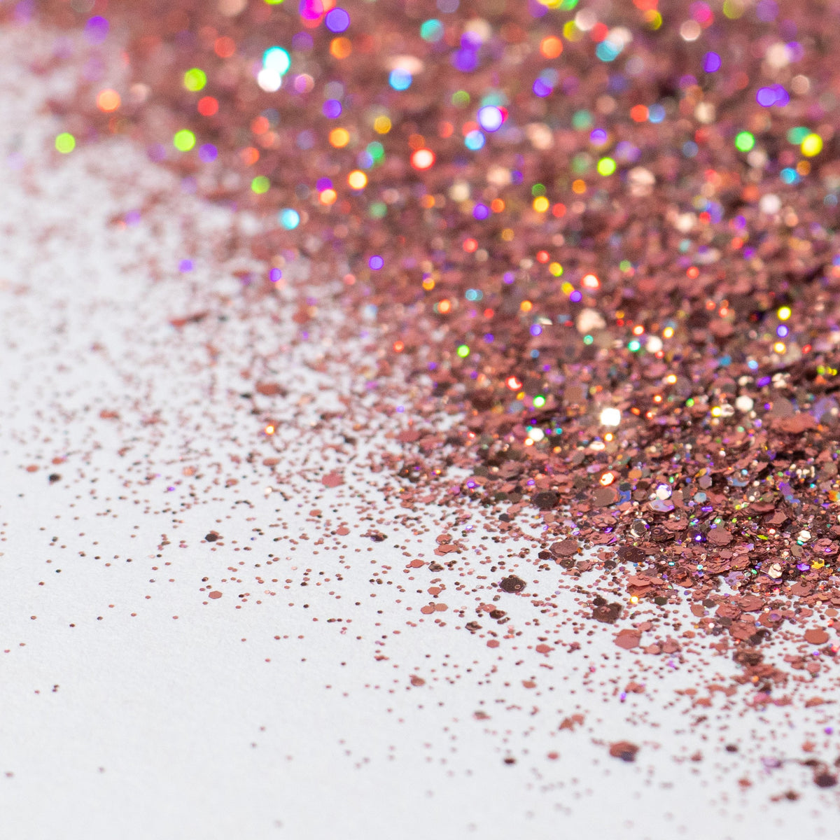 Rose Gold Holographic Mixed Glitter, photo 6