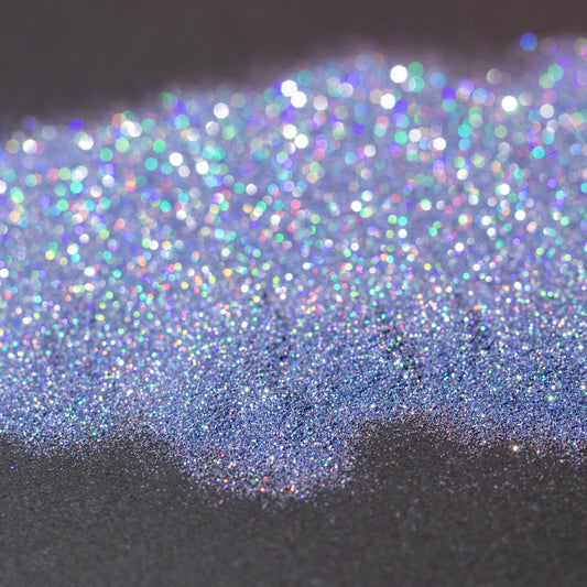 Cornflower Blue Holographic Fine Glitter, photo 2