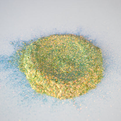 Champagne Red-Gold-Green Aurora Shimmer, photo 9