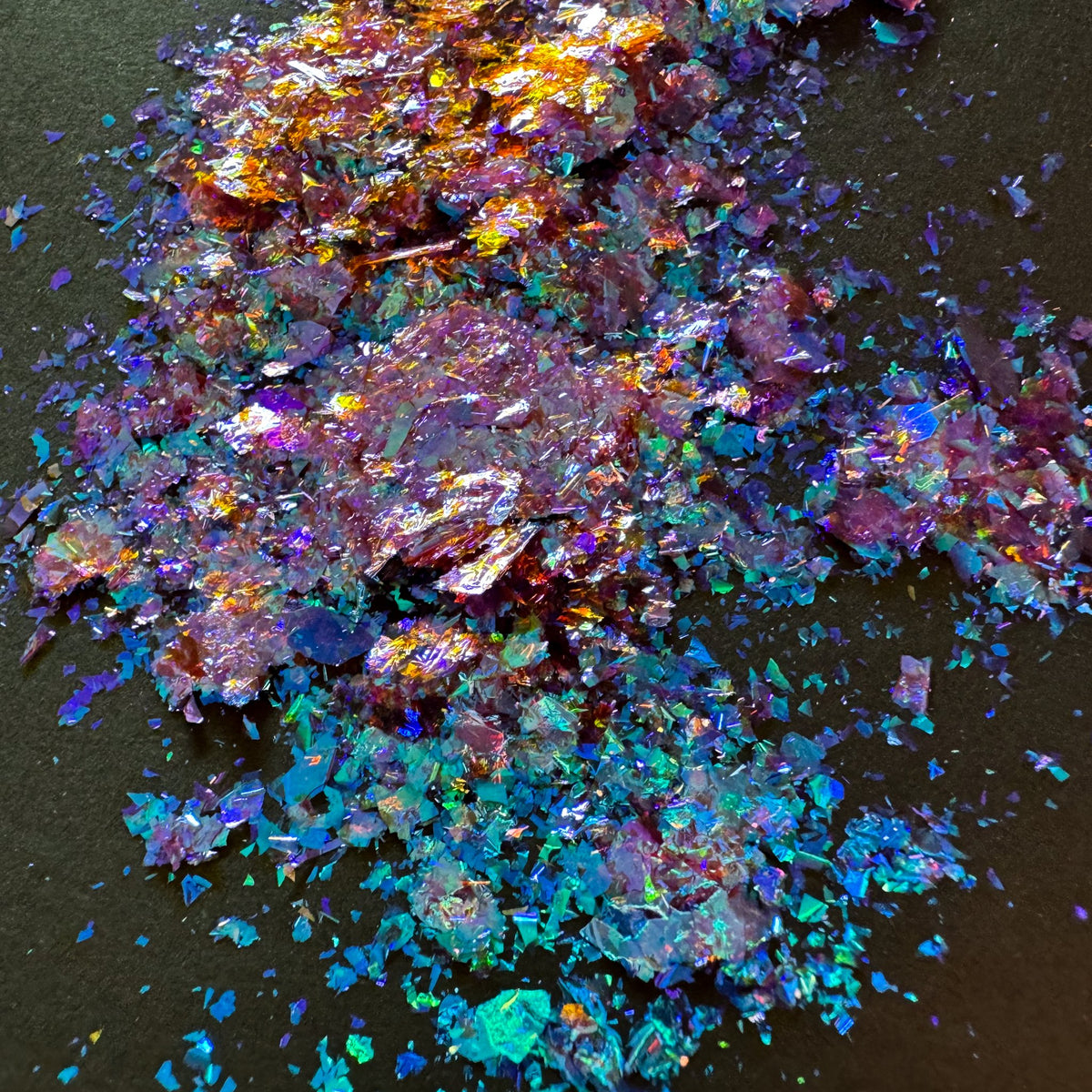 Cyan Blue-Purple Chameleon Flakes, photo 15