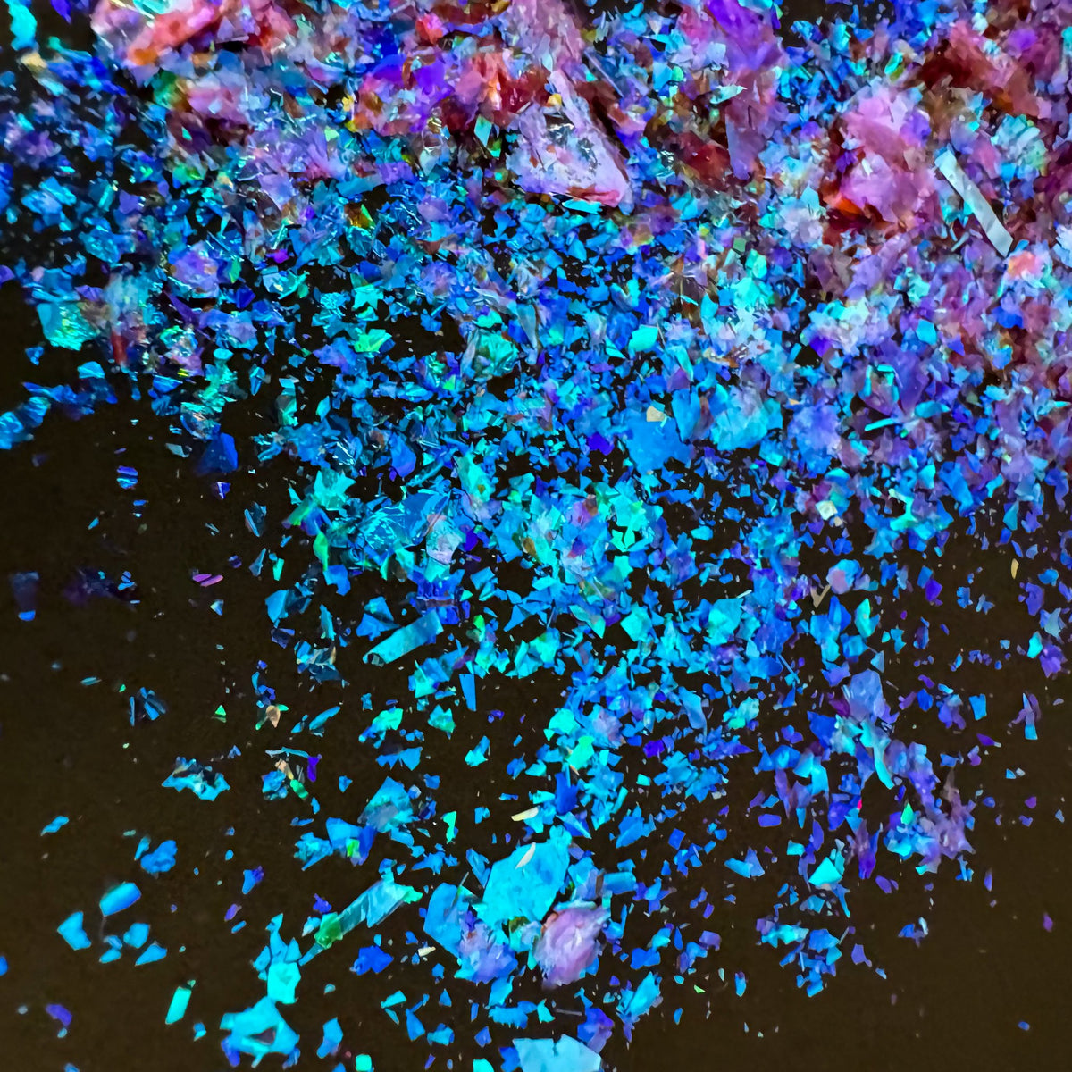 Cyan Blue-Purple Chameleon Flakes, photo 16