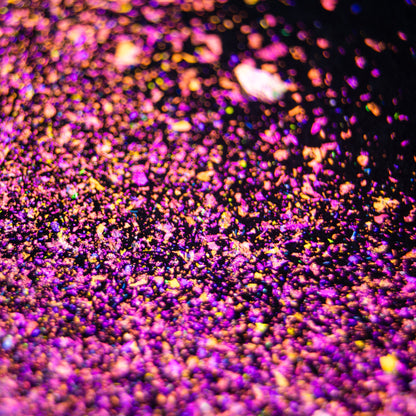 Magenta-Orange-Gold Iridescent Flakes, photo 26