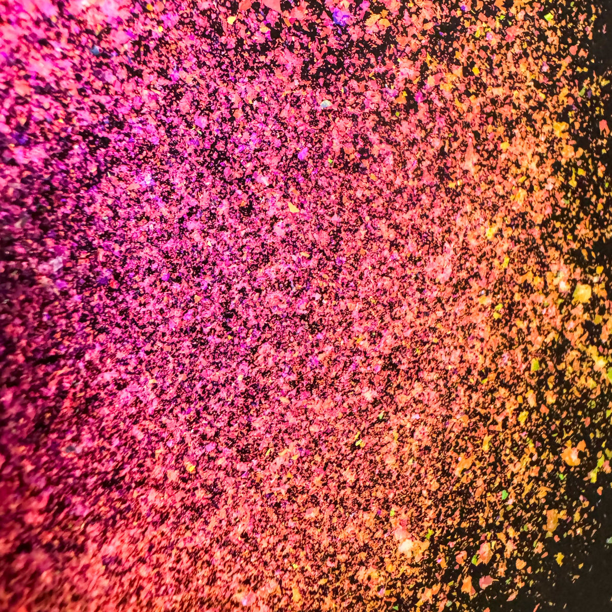 Magenta-Orange-Gold Iridescent Flakes, photo 32