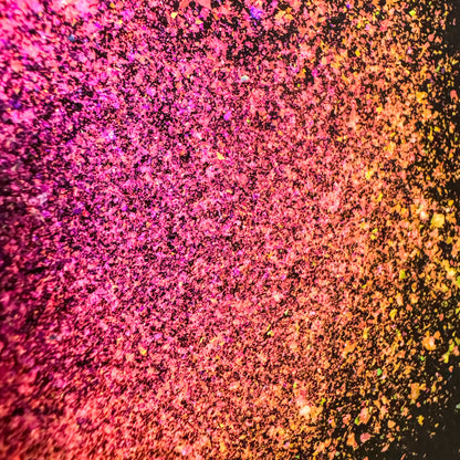 Magenta-Orange-Gold Iridescent Flakes, photo 32