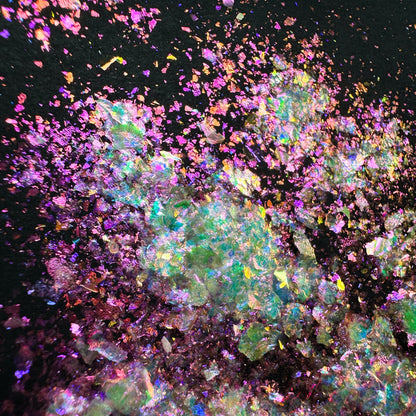 Magenta-Orange-Gold Iridescent Flakes, photo 34