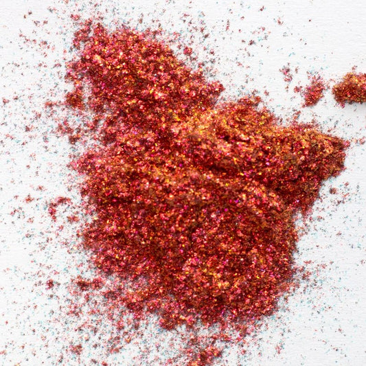 Copper-Red-Gold Aurora Shimmer, photo 3