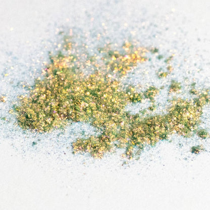 Champagne Red-Gold-Green Aurora Shimmer, photo 5