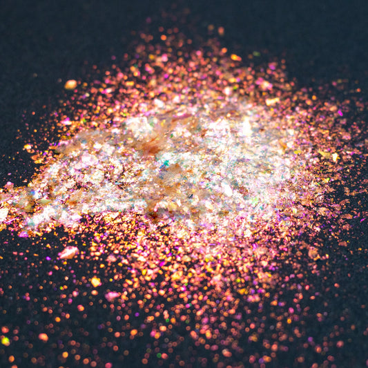 Coral-Pink-Magenta Aurora Flakes, photo 8