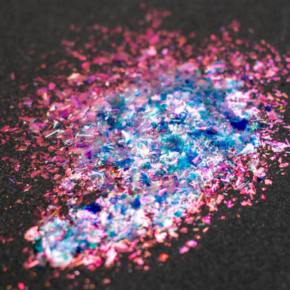Azure Blue-Pink Aurora Flakes, photo 12