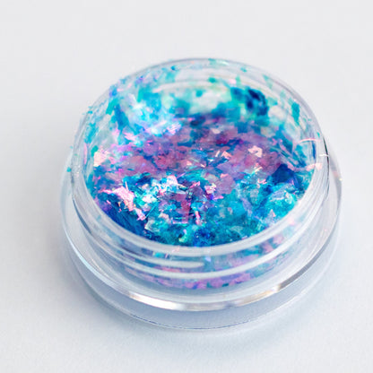 Azure Blue-Pink Aurora Flakes, photo 2