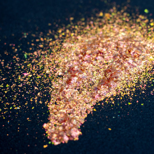 Coral-Orange-Gold Aurora Flakes, photo 12
