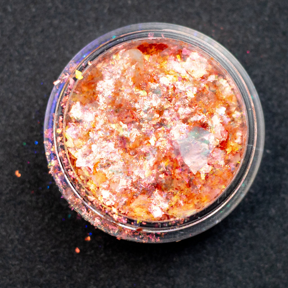 Coral-Orange-Gold Aurora Flakes, photo 3