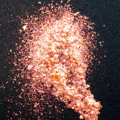 Coral-Orange-Gold Aurora Flakes, photo 8