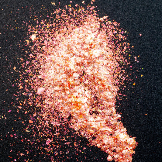 Coral-Orange-Gold Aurora Flakes, photo 8