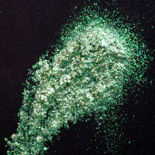 Mint-Green-Pink Aurora Flakes, photo 5