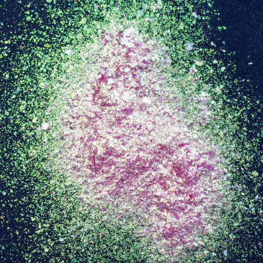 Hot Pink-Gold Aurora Flakes, photo 10