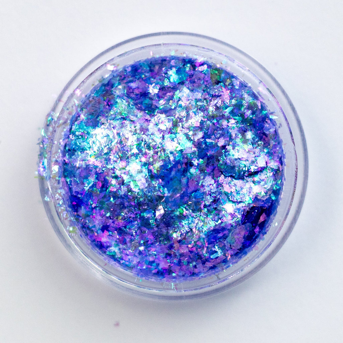 Periwinkle Blue-Purple-Teal Aurora Flakes, photo 1