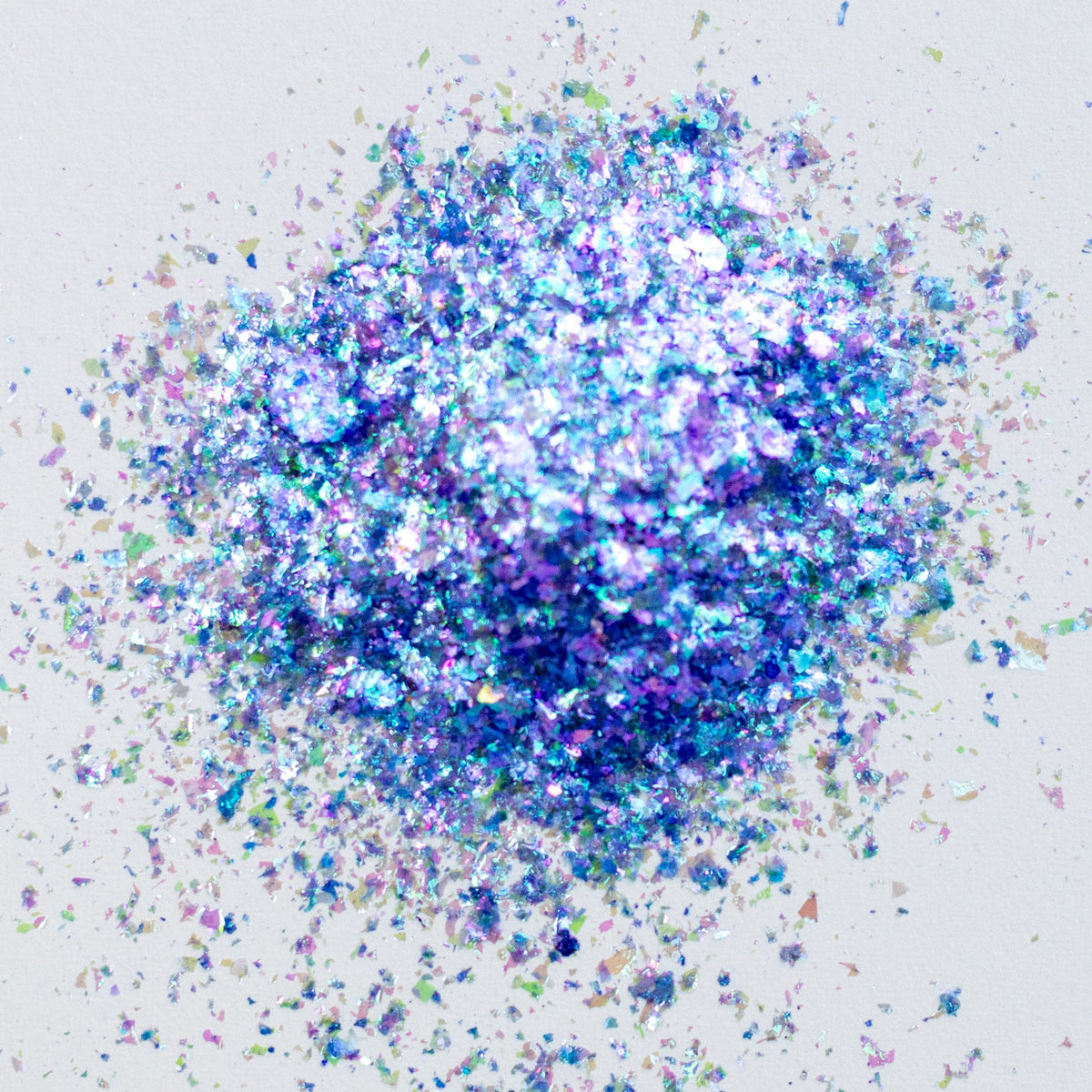 Periwinkle Blue-Purple-Teal Aurora Flakes, photo 8