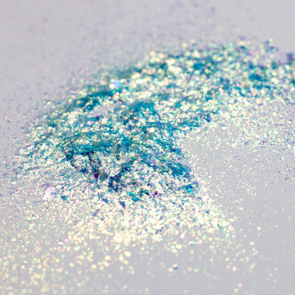 Sky Blue-Green-Pink Aurora Flakes, photo 13