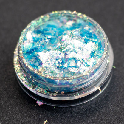 Sky Blue-Green-Pink Aurora Flakes, photo 5