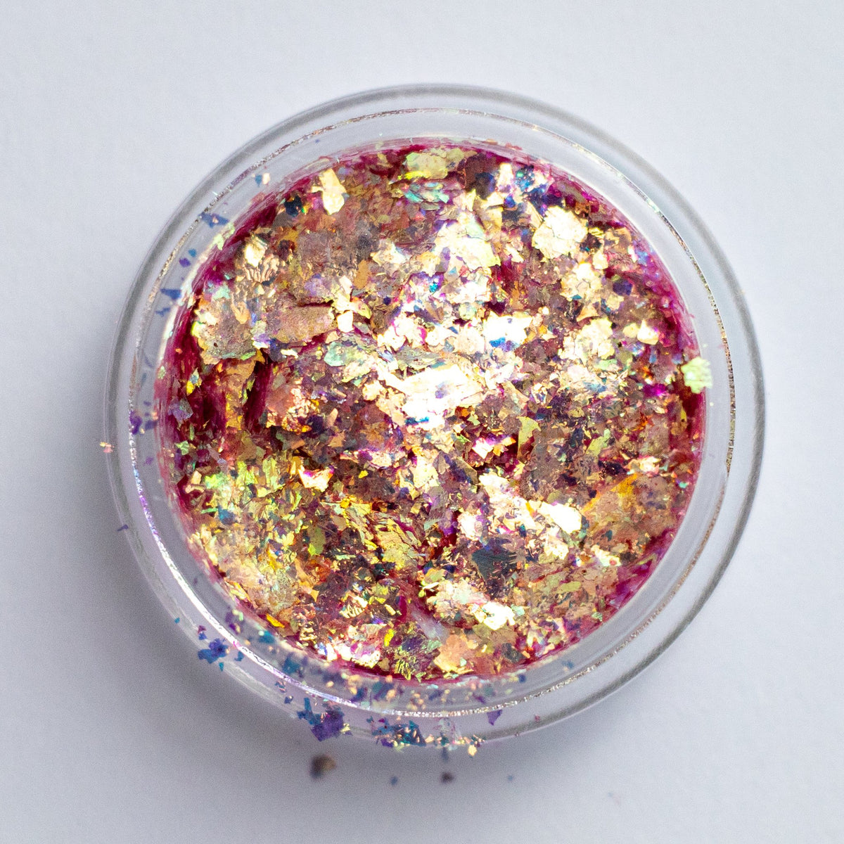 Rose Gold-Champagne Aurora Flakes, photo 1