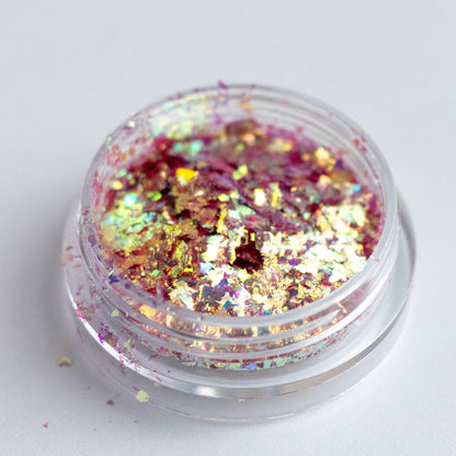 Rose Gold-Champagne Aurora Flakes, photo 2