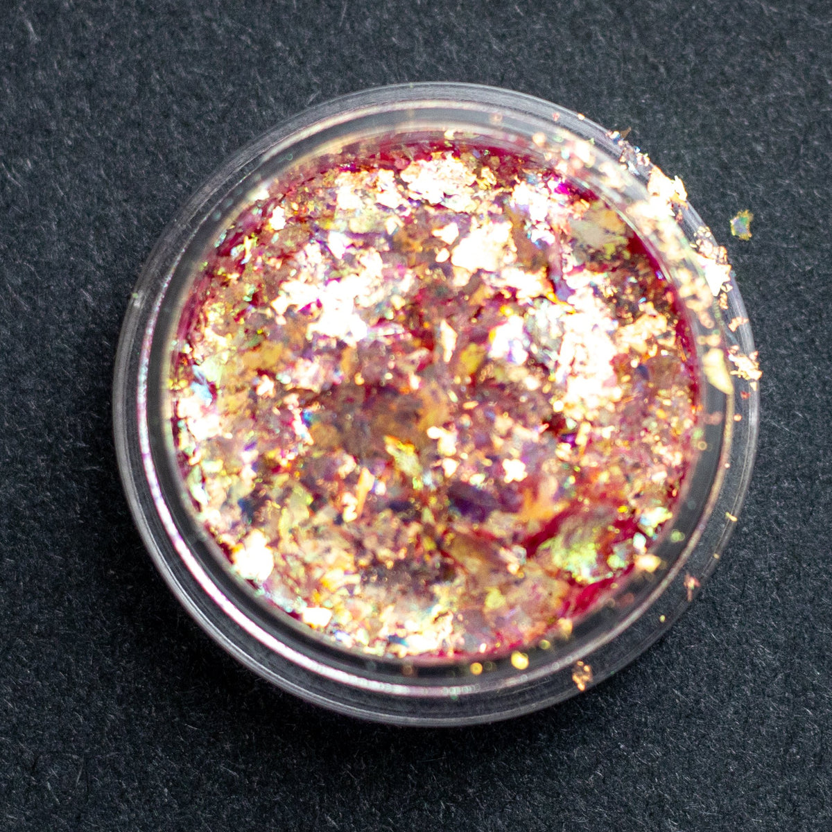 Rose Gold-Champagne Aurora Flakes, photo 4