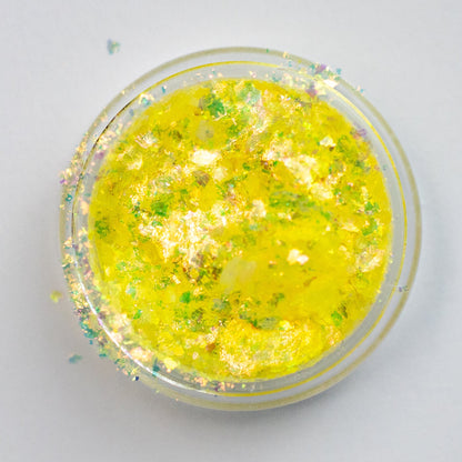 Lemon Yellow-Green Aurora Flakes, photo 1