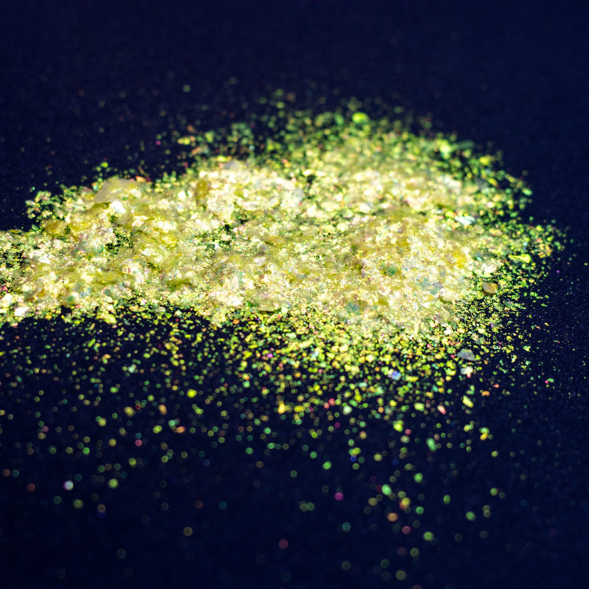 Lemon Yellow-Green Aurora Flakes, photo 11