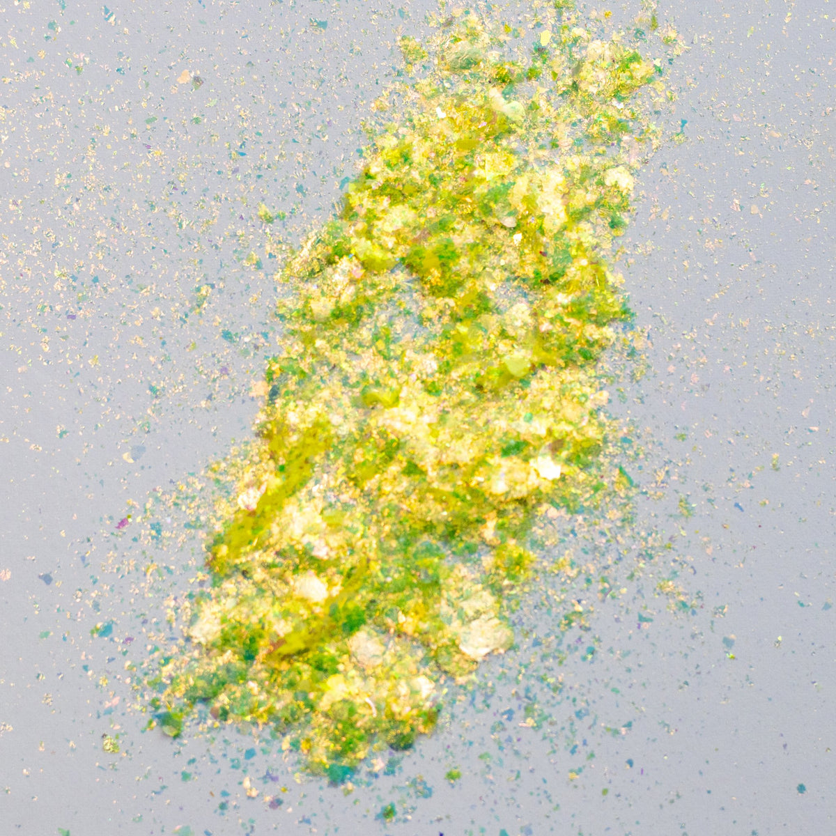 Lemon Yellow-Green Aurora Flakes, photo 12