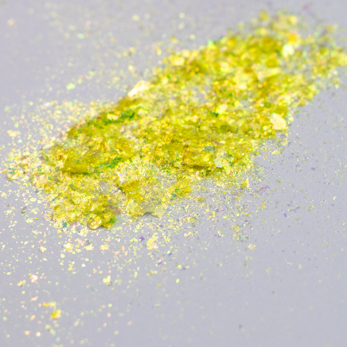 Lemon Yellow-Green Aurora Flakes, photo 13