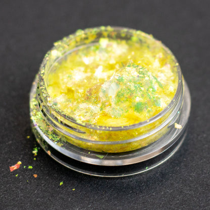 Lemon Yellow-Green Aurora Flakes, photo 6