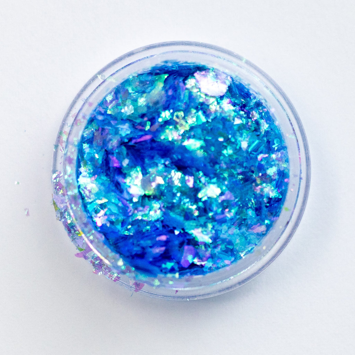 Royal Blue-Turquoise Aurora Flakes, photo 1