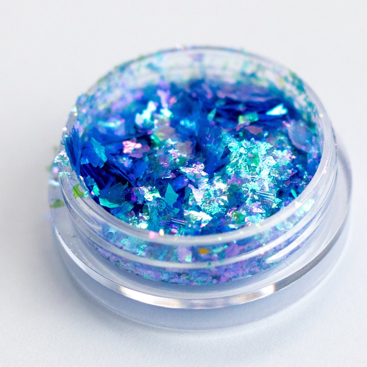 Royal Blue-Turquoise Aurora Flakes, photo 2