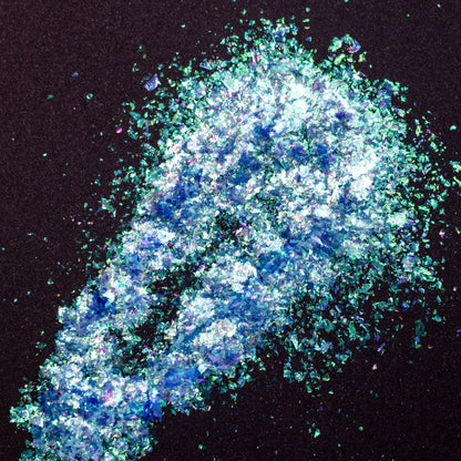 Royal Blue-Turquoise Aurora Flakes, photo 7