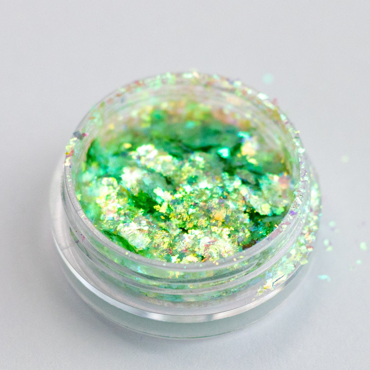 Spring Green-Gold Aurora Flakes, photo 2