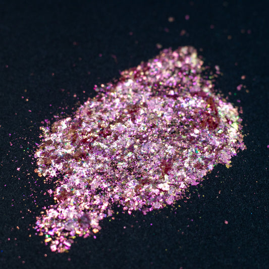 Pink Rose Gold Aurora Flakes, photo 8