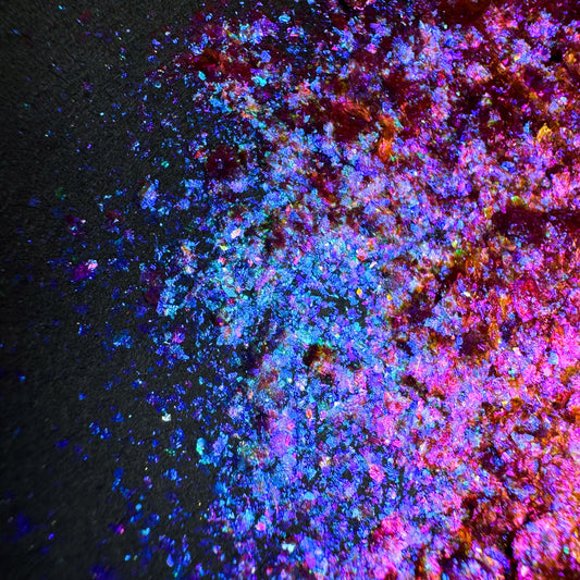Plum Purple-Pink Aurora Flakes, photo 9