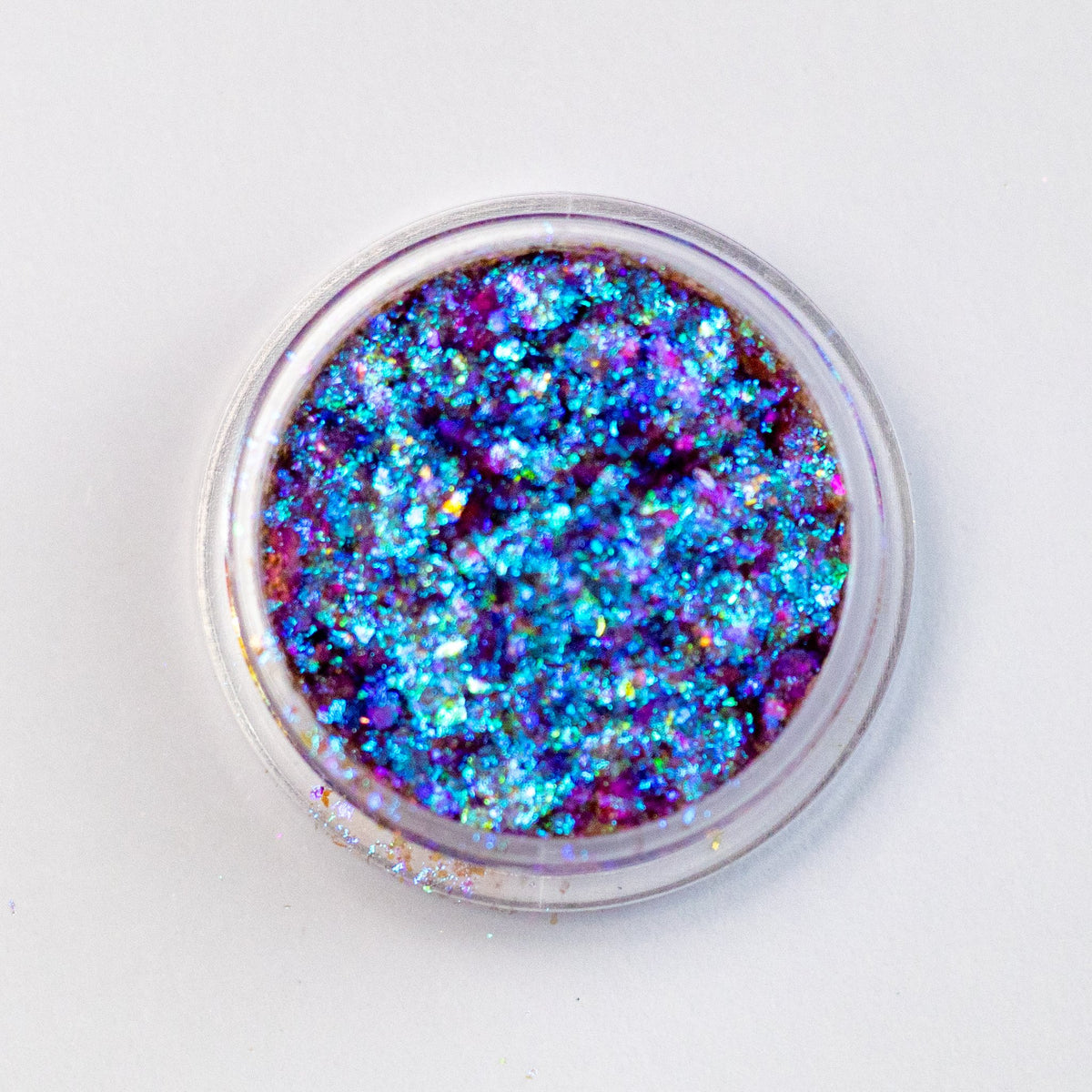 Ice Blue-Cyan-Magenta Aurora Flakes, photo 1