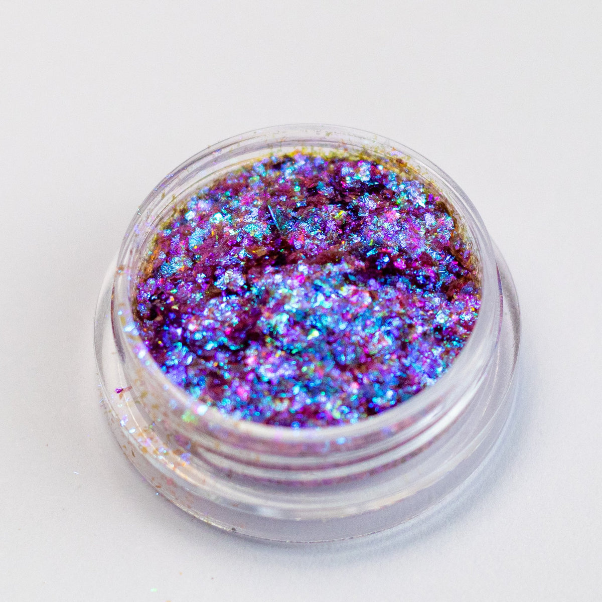 Ice Blue-Cyan-Magenta Aurora Flakes, photo 2