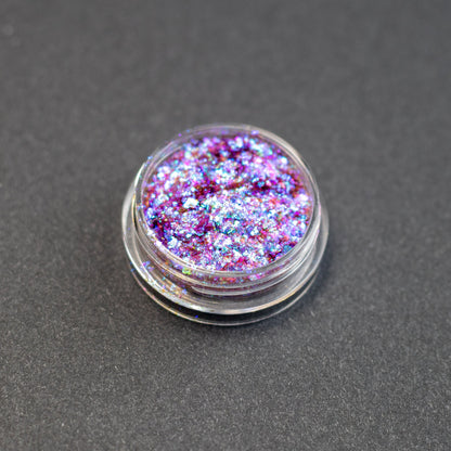 Ice Blue-Cyan-Magenta Aurora Flakes, photo 6